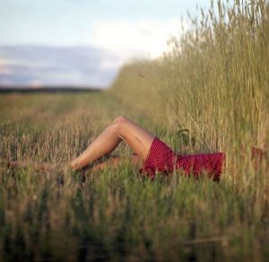 Evgeniy-Korchak-women-photography - Fashion with stripes polka dots and pom poms - myLusciousLife.com.jpg